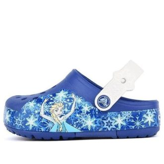 Crocs (PS) Crocslight Frozen Clogs “Blue White” 202357-4BE