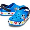 Crocs (PS) Disney Mickey Outdoor Flat Heel Sports Blue Sandals 206307-4JL