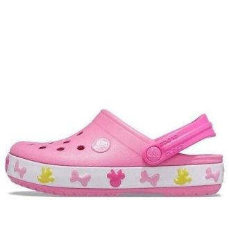 Crocs (PS) Fun Lab Mickey Lights Clogs “Pink Multi” 207459-669