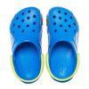 Crocs (PS) Funny Pattern Flat Heel Sports Blue Sandals 207074-4JL