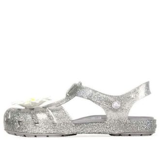 Crocs (PS) Isabella Charm Minimalistic Casual Sandals Silver 205535-040