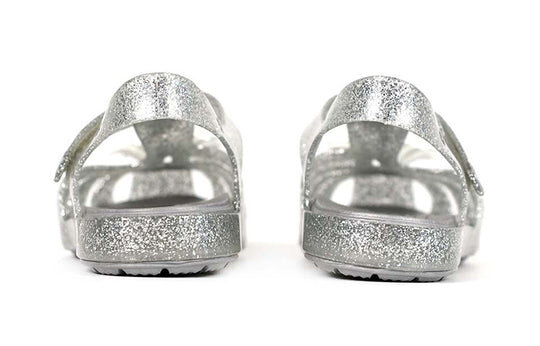 Crocs (PS) Isabella Charm Minimalistic Casual Sandals Silver 205535-040 Crocs (PS) Isabella Charm Minimalistic Casual Sandals Silver 205535-040