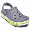 Crocs (PS) Small Crocs Outdoor Beach Sports Gray Green Sandals “Grey Green” 205100-025