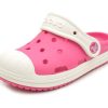 Crocs (PS) Small Crocs Outdoor Flat Heel Sports Pink Sandals 202282-6MI