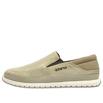 Crocs Santa Cruz Playa Slip-On Shoes “Khaki Stucco” 204835-26P