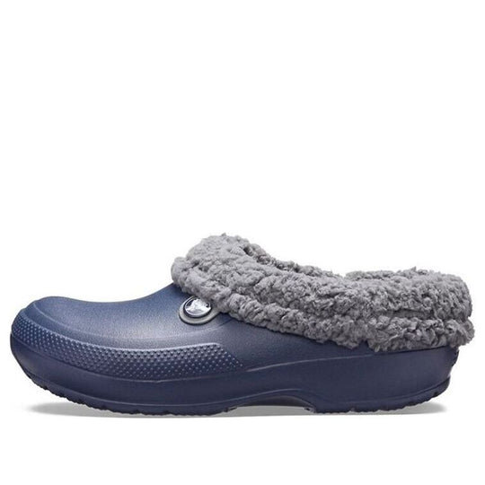 Crocs Stay Warm Cozy Wear-Resistant Sports Unisex Blue Sandals 204563-4HE Crocs Stay Warm Cozy Wear-Resistant Sports Unisex Blue Sandals 204563-4HE