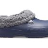 Crocs Stay Warm Cozy Wear-Resistant Sports Unisex Blue Sandals 204563-4HE Crocs Stay Warm Cozy Wear-Resistant Sports Unisex Blue Sandals 204563-4HE