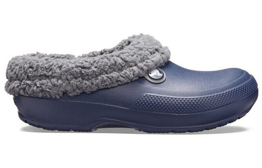 Crocs Stay Warm Cozy Wear-Resistant Sports Unisex Blue Sandals 204563-4HE Crocs Stay Warm Cozy Wear-Resistant Sports Unisex Blue Sandals 204563-4HE