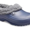 Crocs Stay Warm Cozy Wear-Resistant Sports Unisex Blue Sandals 204563-4HE Crocs Stay Warm Cozy Wear-Resistant Sports Unisex Blue Sandals 204563-4HE