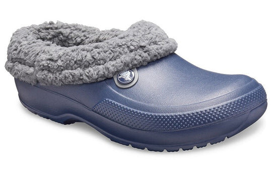 Crocs Stay Warm Cozy Wear-Resistant Sports Unisex Blue Sandals 204563-4HE Crocs Stay Warm Cozy Wear-Resistant Sports Unisex Blue Sandals 204563-4HE