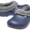 Crocs Stay Warm Cozy Wear-Resistant Sports Unisex Blue Sandals 204563-4HE Crocs Stay Warm Cozy Wear-Resistant Sports Unisex Blue Sandals 204563-4HE