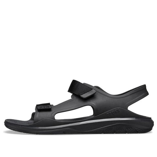Crocs Swiftwater Light Cozy Sports Black Sandals 206526-060 Crocs Swiftwater Light Cozy Sports Black Sandals 206526-060