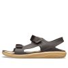 Crocs Swiftwater Light Cozy Sports Coffee Sandals 206526-2I1