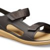 Crocs Swiftwater Light Cozy Sports Coffee Sandals 206526-2I1