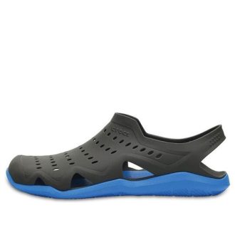 Crocs Swiftwater Wave Clogs “Black Blue” 203963-08U
