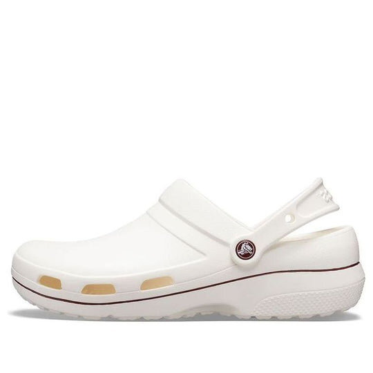 Crocs Wear-Resistant Cozy Sports Unisex White Brown Sandals “White Brown” 205883-0FW Crocs Wear-Resistant Cozy Sports Unisex White Brown Sandals “White Brown” 205883-0FW