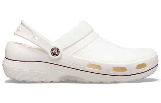 Crocs Wear-Resistant Cozy Sports Unisex White Brown Sandals “White Brown” 205883-0FW Crocs Wear-Resistant Cozy Sports Unisex White Brown Sandals “White Brown” 205883-0FW