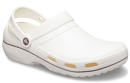 Crocs Wear-Resistant Cozy Sports Unisex White Brown Sandals “White Brown” 205883-0FW Crocs Wear-Resistant Cozy Sports Unisex White Brown Sandals “White Brown” 205883-0FW