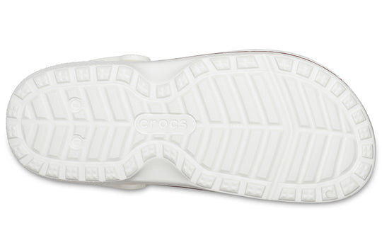 Crocs Wear-Resistant Cozy Sports Unisex White Brown Sandals “White Brown” 205883-0FW Crocs Wear-Resistant Cozy Sports Unisex White Brown Sandals “White Brown” 205883-0FW