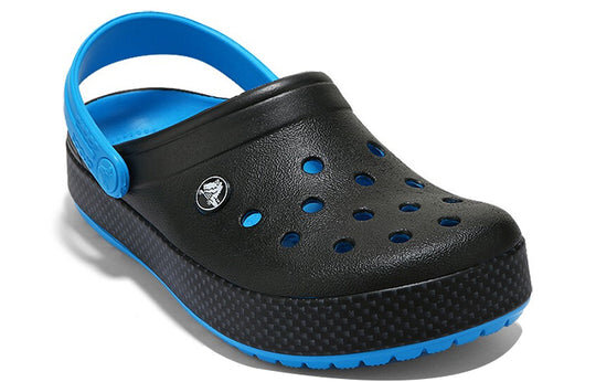 Crocs Wear-Resistant Lightweight Cozy Sports Unisex Black Blue Sandals “Black Blue” 205237-49S Crocs Wear-Resistant Lightweight Cozy Sports Unisex Black Blue Sandals “Black Blue” 205237-49S