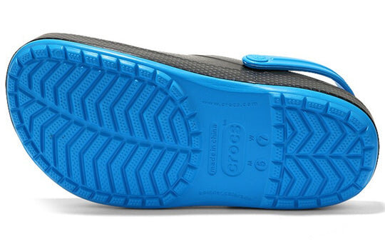 Crocs Wear-Resistant Lightweight Cozy Sports Unisex Black Blue Sandals “Black Blue” 205237-49S Crocs Wear-Resistant Lightweight Cozy Sports Unisex Black Blue Sandals “Black Blue” 205237-49S