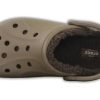 Crocs Winter Lined Clogs “Walnut Espresso” 203766-23J