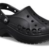 Crocs (WMNS) Baya Platform Clogs “Black” 208186-001