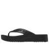 Crocs (WMNS) Baya Platform Cut Out Detail Flip Flops “Black” 208395-001