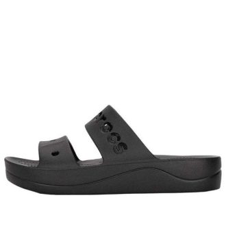 Crocs (WMNS) Baya Platform Sandals “Core Black” 208188