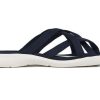 Crocs (WMNS) Beach & Pool SlidesSlippers “Dark Blue White” 205479-462