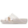 Crocs (WMNS) Boca Strappy Wedge Sandals “White” 207434-159