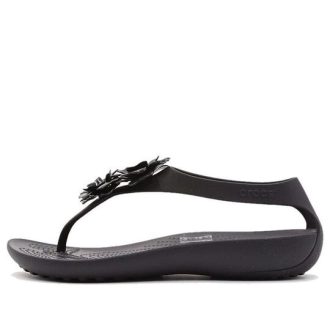 Crocs (WMNS) Breathable Cozy Lightweight Black Sandals 205600-060