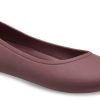 Crocs (WMNS) Brooklyn Flats “Dark Cherry” 209384-6WD