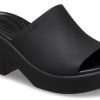 Crocs (WMNS) Brooklyn Slide Heels “Black” 209408-060