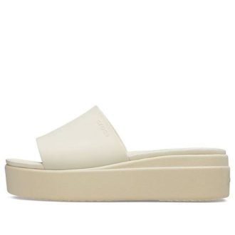 Crocs (WMNS) Brooklyn Slide “White Beige” 208728-2Y2