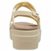 Crocs (WMNS) Brooklyn Strappy Low Wedge “Bone” 206751-2Y2