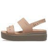 Crocs (WMNS) Brooklyn Studded Low Wedge “Cork Mushroom” 209254-2DH