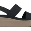 Crocs (WMNS) Brooklyn Thick Sole Black Sandals “Black” 206453-07H