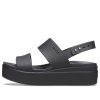 Crocs (WMNS) Brooklyn Thick Sole Casual Black Sandals 206453-060