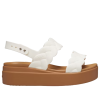 Crocs (WMNS) Brooklyn Woven Wedge Sandals “White Brown” 209977-0WV