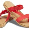 Crocs (WMNS) Casual Flame Red Slippers 206108-8C1