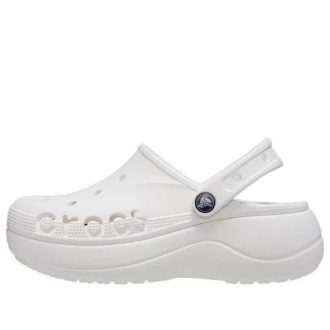 Crocs (WMNS) Classic Baya Platform Slide “White” 208186-100