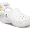 Crocs (WMNS) Classic Flower Clogs “White” 209236-90H