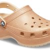 Crocs (WMNS) Classic Glitter Clogs “Orange” 207241-2DS