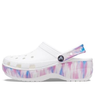 Crocs (WMNS) Classic Platform Dream Clog “White Purple” 207580-94S