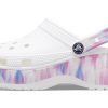 Crocs (WMNS) Classic Platform Dream Clog “White Purple” 207580-94S