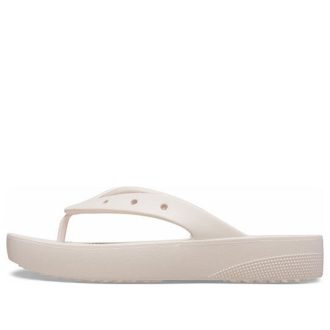 Crocs (WMNS) Classic Platform Flip “White” 207714-6UR