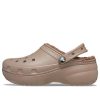 Crocs (WMNS) Classic Platform Lined Clogs “Mushroom” 207938-195