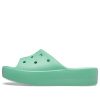 Crocs (WMNS) Classic Platform Sandals “Green” 208180-3UG
