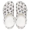 Crocs (WMNS) Classic Skull Print Clogs “White Black” 208993-103